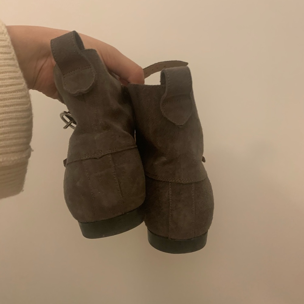 All Saints Viv Suede Boots - Picture 5 of 6